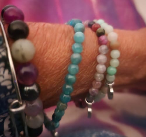 Customer photo review of Multi-Amazonite Bracelet Mini