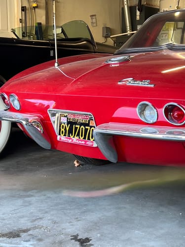 Customer photo review of 1963 CALIFORNIA LICENSE PLATE 6"x12" (156.5mm x 305mm)