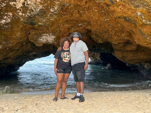 Customer photo review of Frankie & Liz Christmas Card T-Shirt