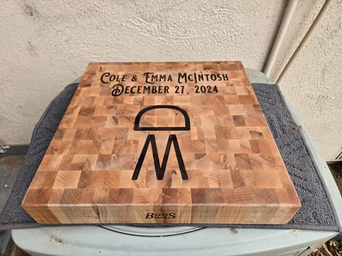 Customer photo review of AtomStack A40 Max Large Size Laser Engraving And Cutting Machine with F60 Air Assist Kit