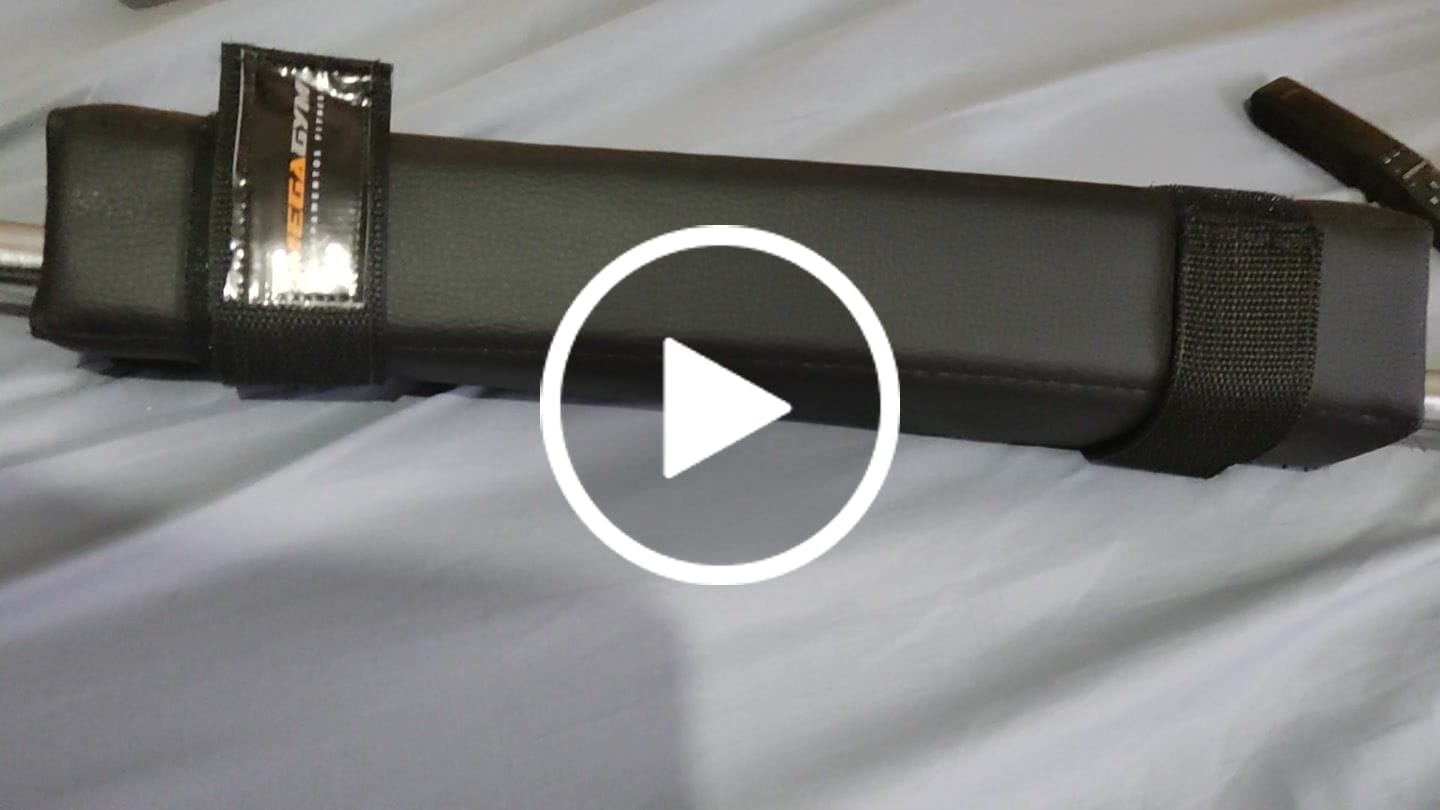 Customer video review of Protetor Para Barra De Musculação