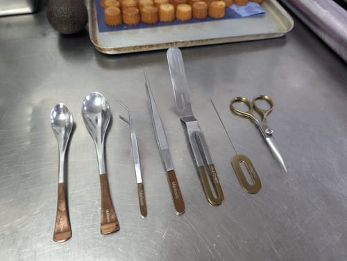 Customer photo review of LiftOff Chef's Palette Knife