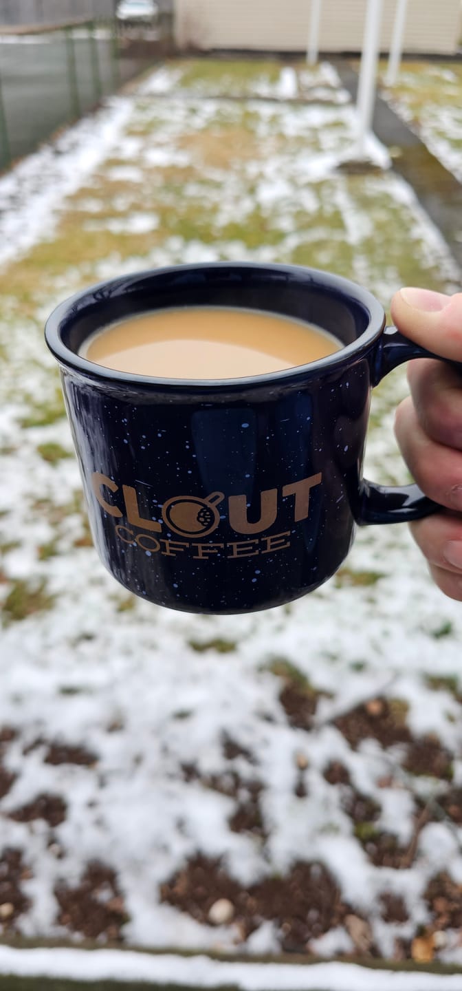 Customer photo review of Ceramic Campfire Mug