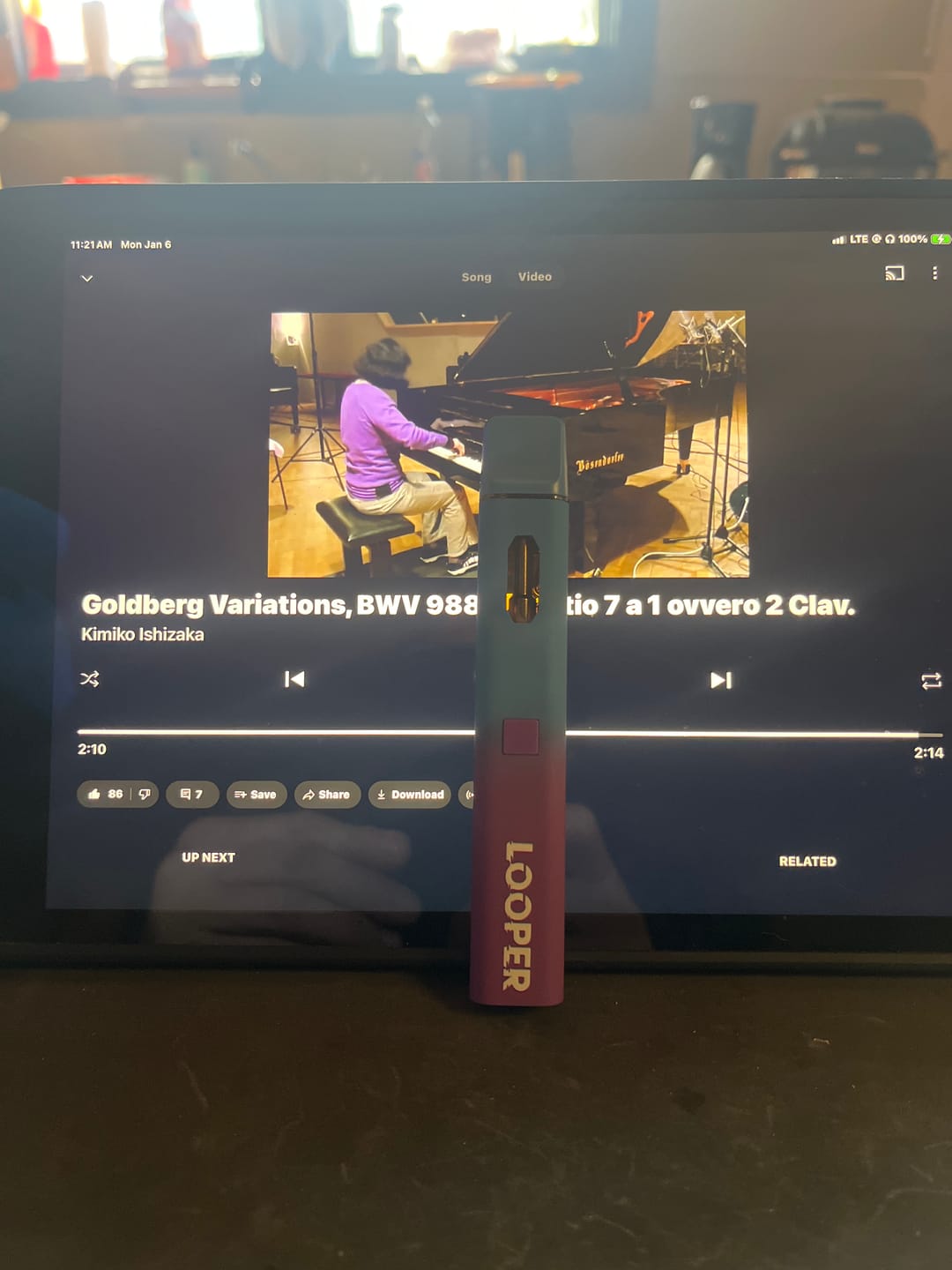 Customer photo review of Blue Gusherz - Looper Lifted Series XL Disposable