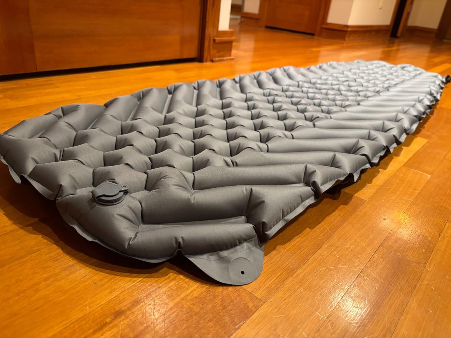 Customer photo review of SkyNest Spacial Inflatable Mat Sleeping Pad