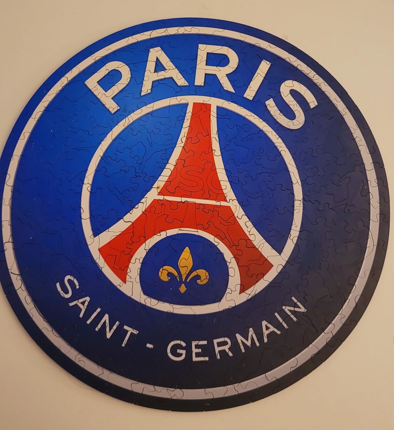Customer photo review of Logo PSG FC® - Puzzle en Bois