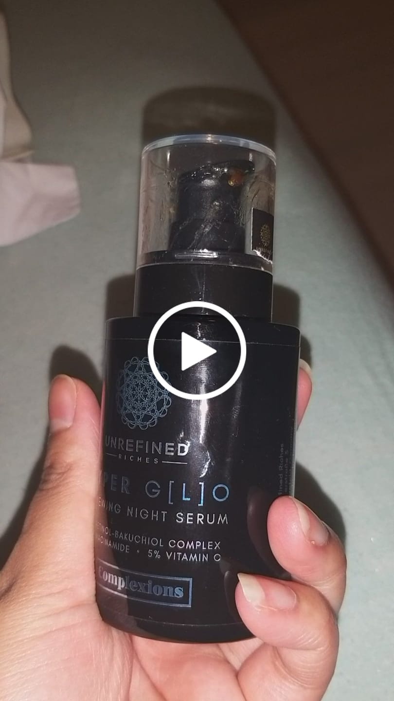 Customer video review of HYPER G[L]O - Renewing Night Serum