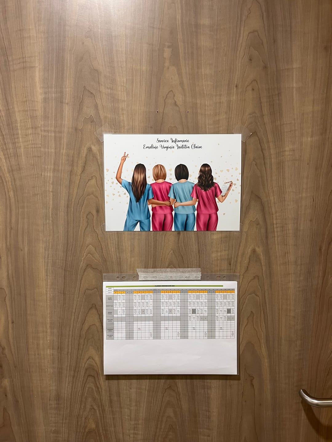 Customer photo review of Affiche Personnalisée - Infirmière/Médecin - 2 à 10 personnes