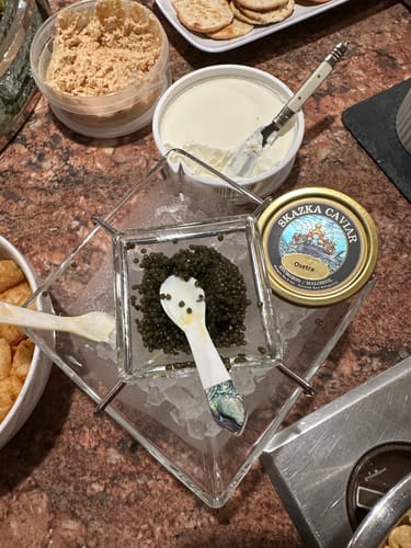 Customer photo review of “Oprah’s Favorite” Russian Osetra Caviar