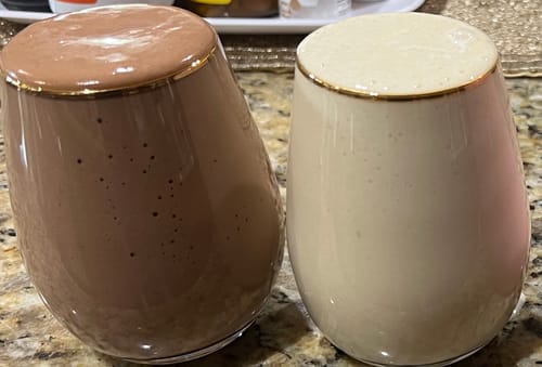 Customer photo review of Chocolate Peanut Butter Organic Protein powder