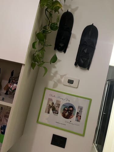 Customer photo review of Noi - Poster Personalizzato