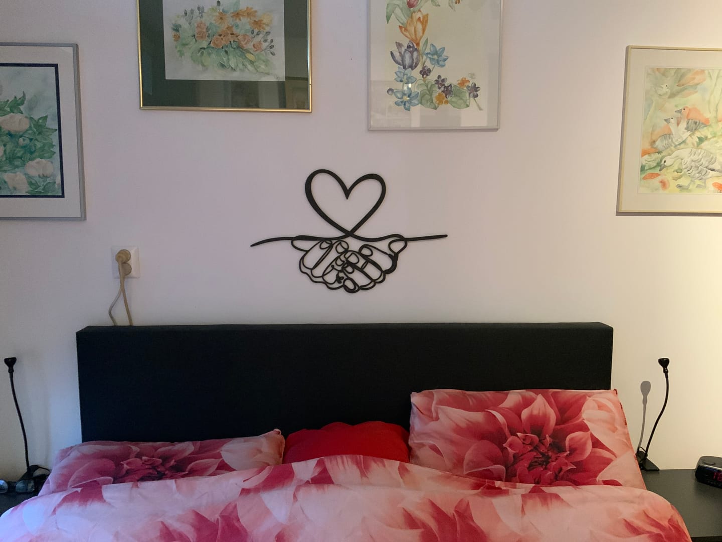 Customer photo review of Wanddecoratie | Hart in handen