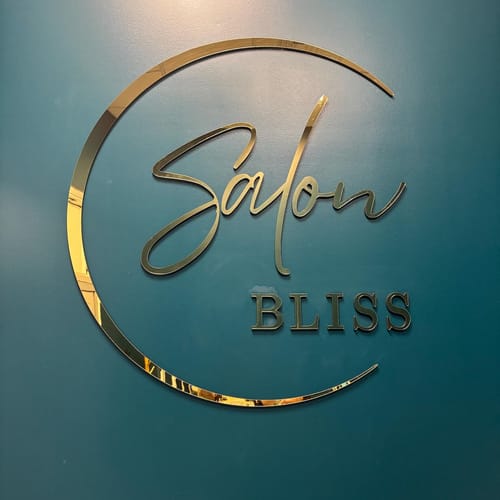 Customer photo review of Custom Laser Cut Logo Sign