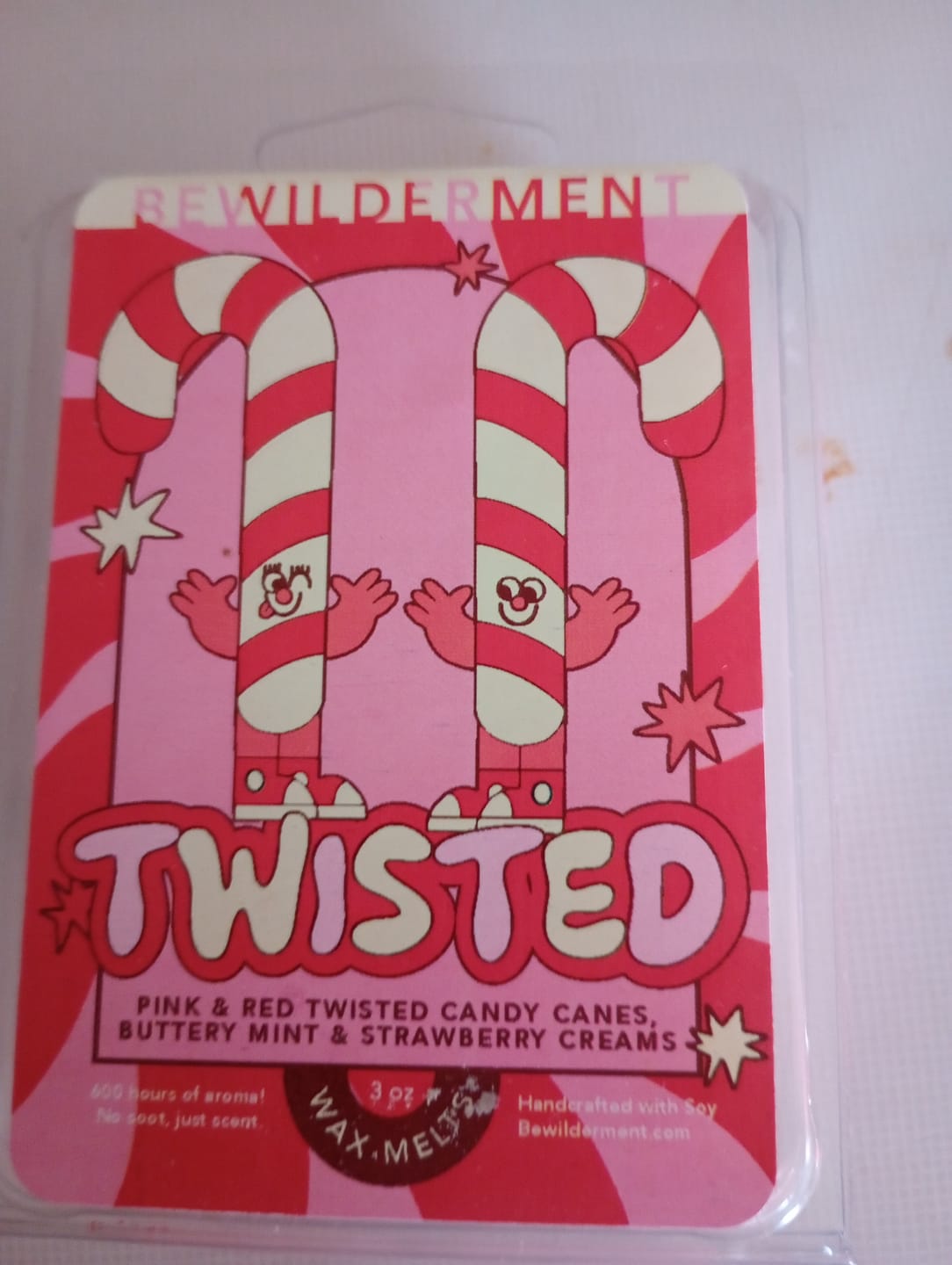 Customer photo review of Twisted Peppermint Wax Melts
