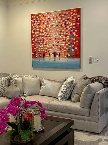 Customer photo review of Colorful Painting #CA028