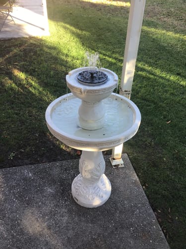 Customer photo review of Two Button Fountain Pump and Battery Compartment - no connection port