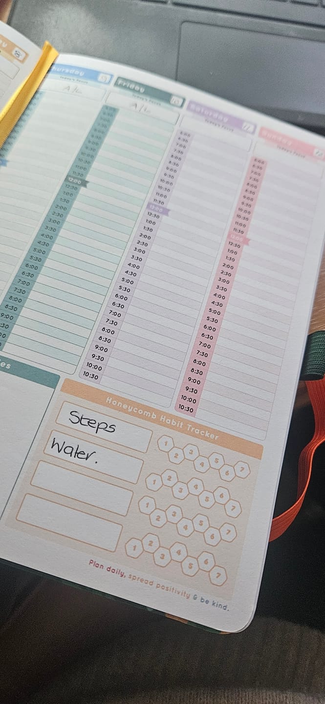 Customer photo review of Floral - Planning Journal
