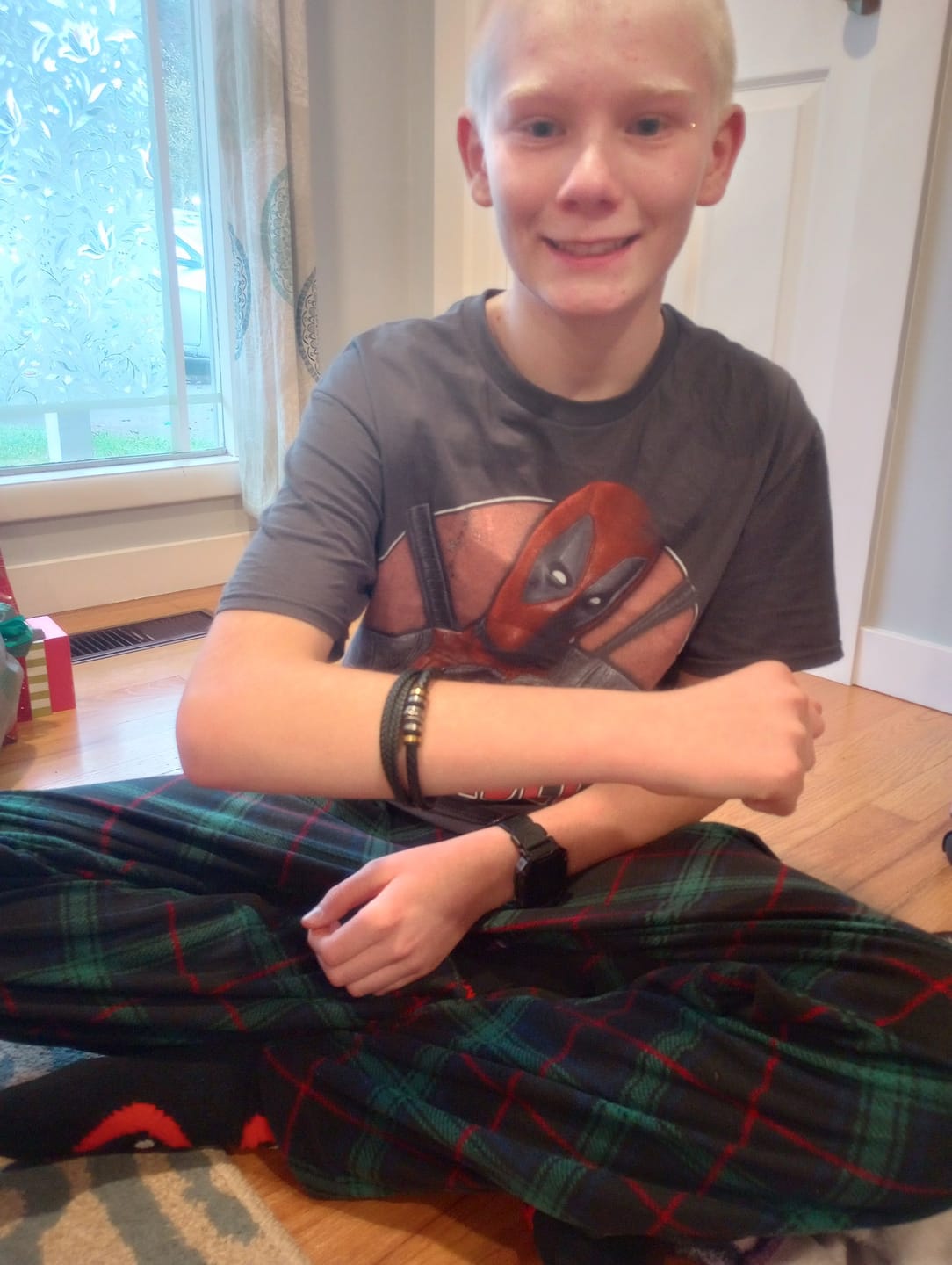 Customer photo review of Love You Forever | Men's Leather Gift Bracelet