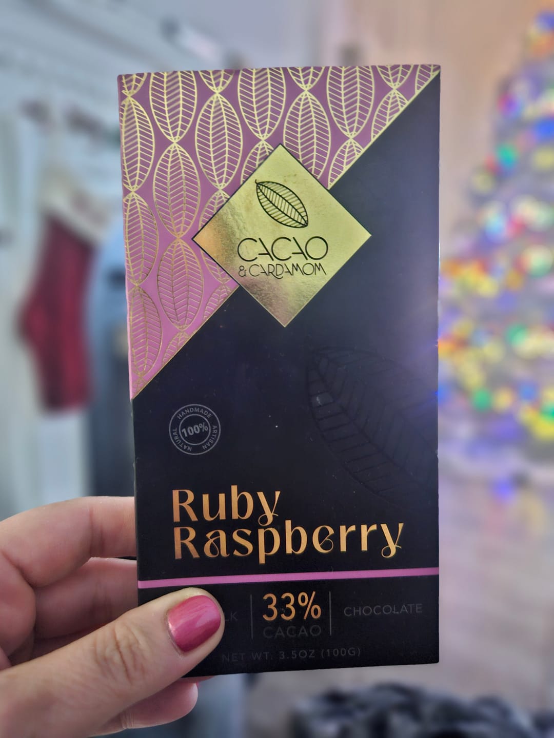 Customer photo review of Ruby Raspberry Artisan Bar