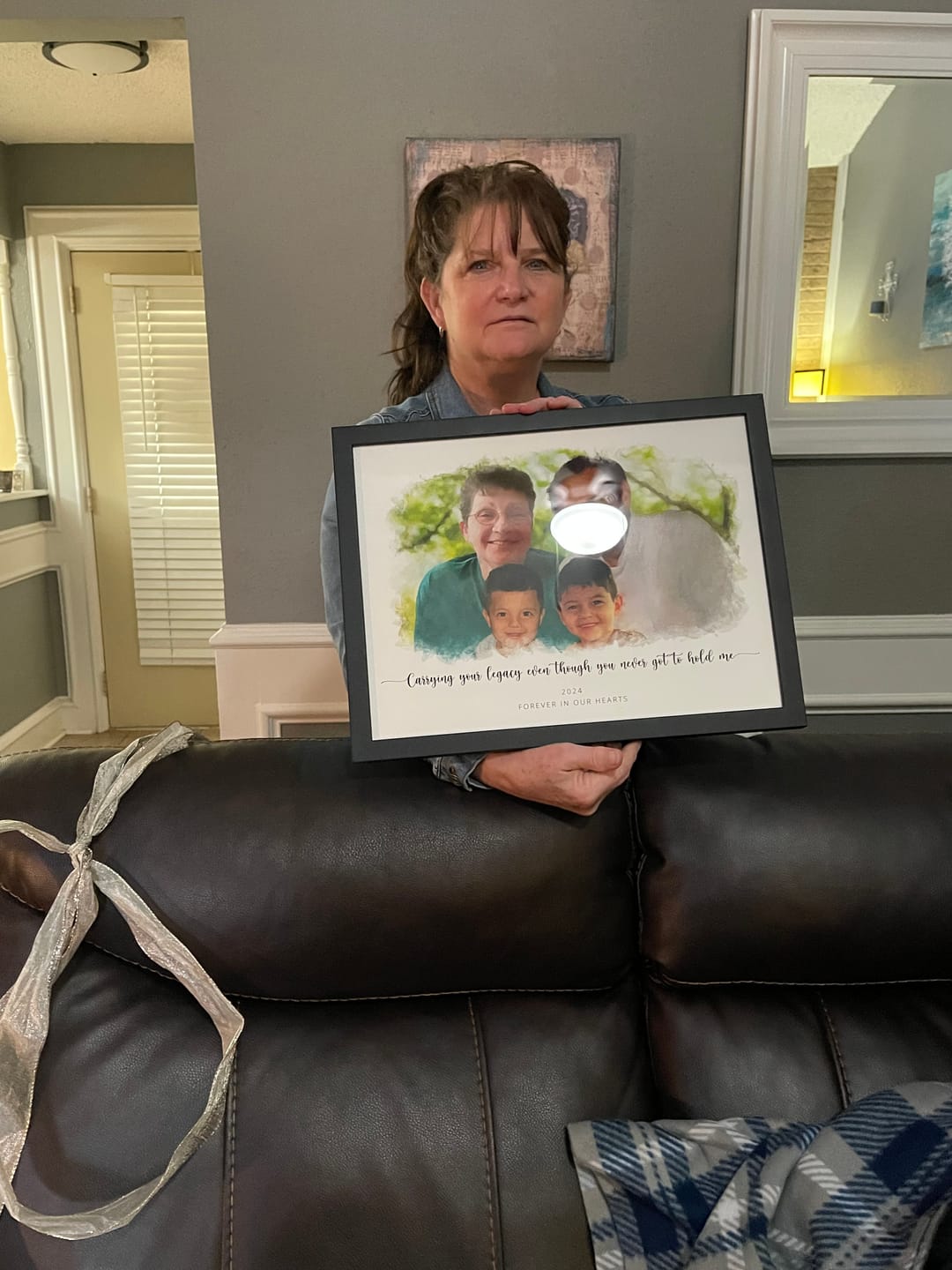 Customer photo review of Custom Family Photo Portrait