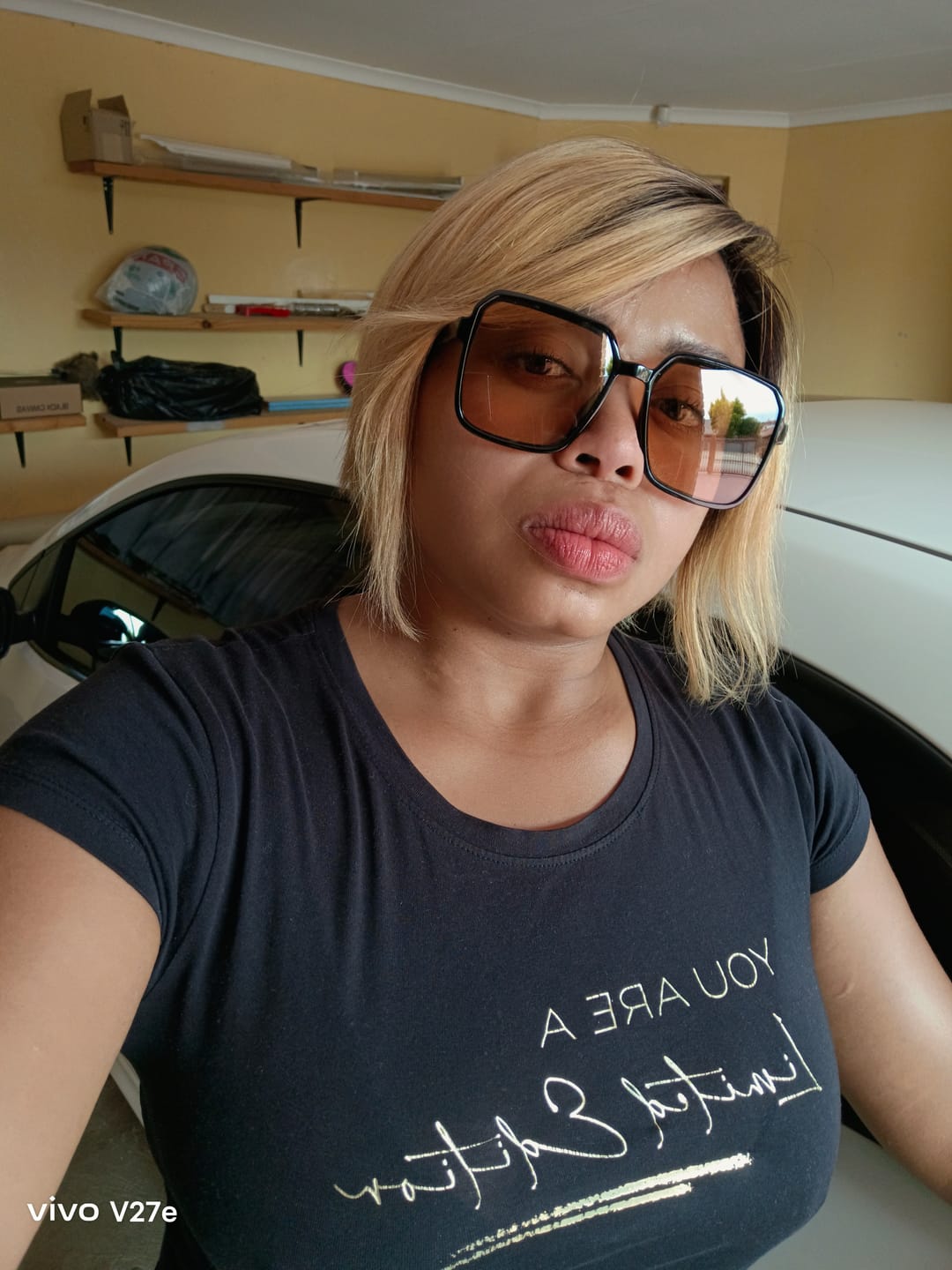 Customer photo review of Lace Pixie Wig