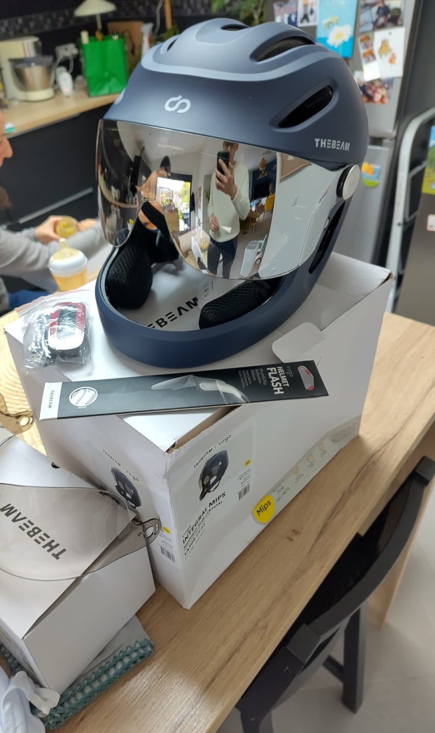 Customer photo review of VIRGO INTEGRAL | Integral Cycling Helmet
