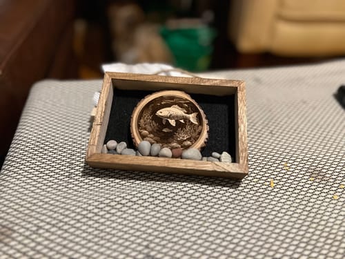 Customer photo review of Premium Wood Slices 10 pack