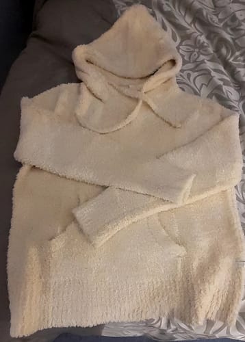 Customer photo review of Cloud Knit Blanket Hoodie