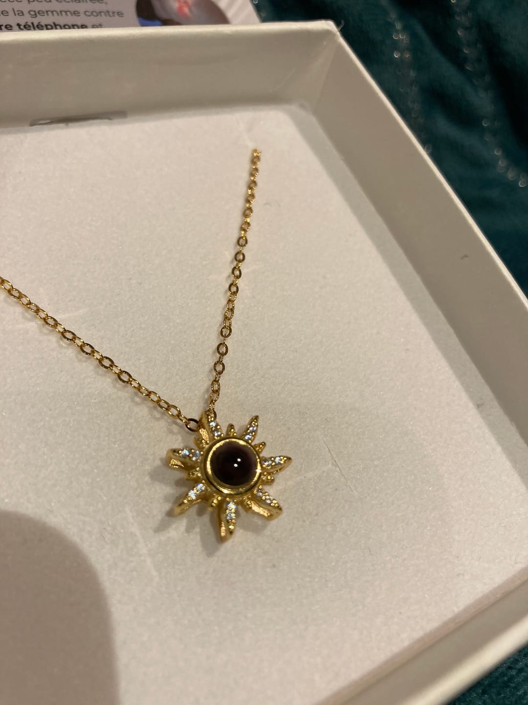 Customer photo review of Sun Photo Necklace
