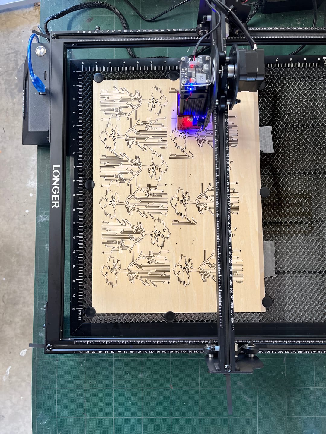 Customer photo review of Air Assist Kits for RAY5 5W&10W Laser Engraver