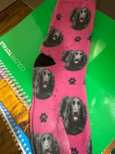 Greta P. review of Calzini personalizzati con il tuo cane image 1 out of 1