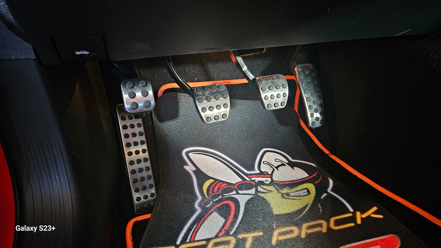 Customer photo review of Speedlogix Parking Brake Cover 2005-2023 Challenger/Charger