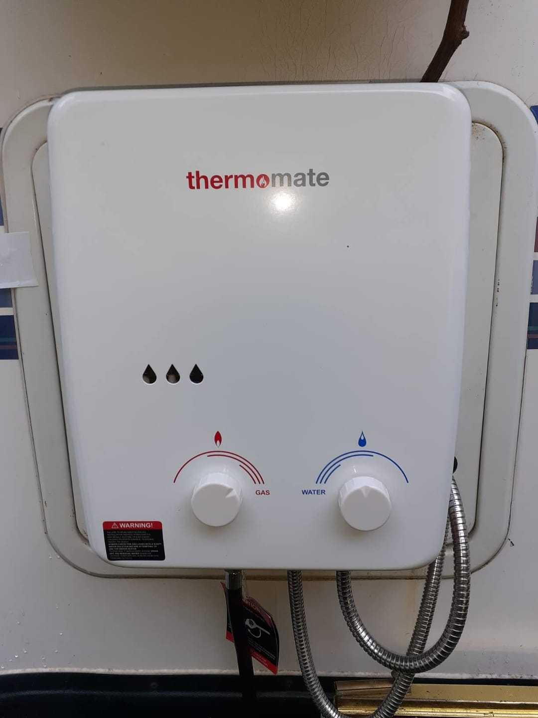 Customer photo review of 5L Propangas Tankless Gasdurchlauferhitzer – 50 mbar