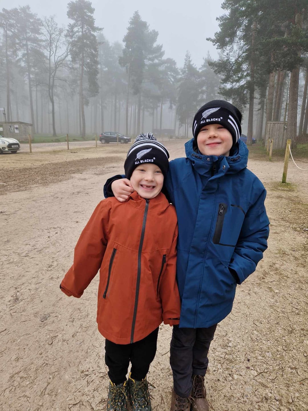 Customer photo review of All Blacks Rugby Striped Beanie with Pompom