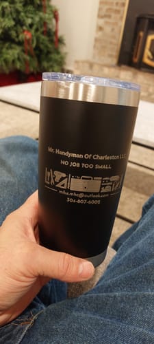 Customer photo review of (6 Pieces) Custom Laser Engraved - 20oz Tumblers