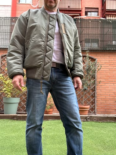 Customer photo review of 1950s USAF Type MA-1 Flight Jacket