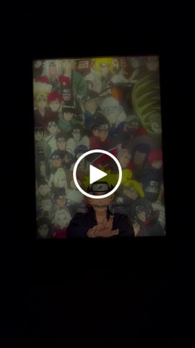 Customer video review of NRT Series LED Light Painting Anime Photo Frame Wall Art