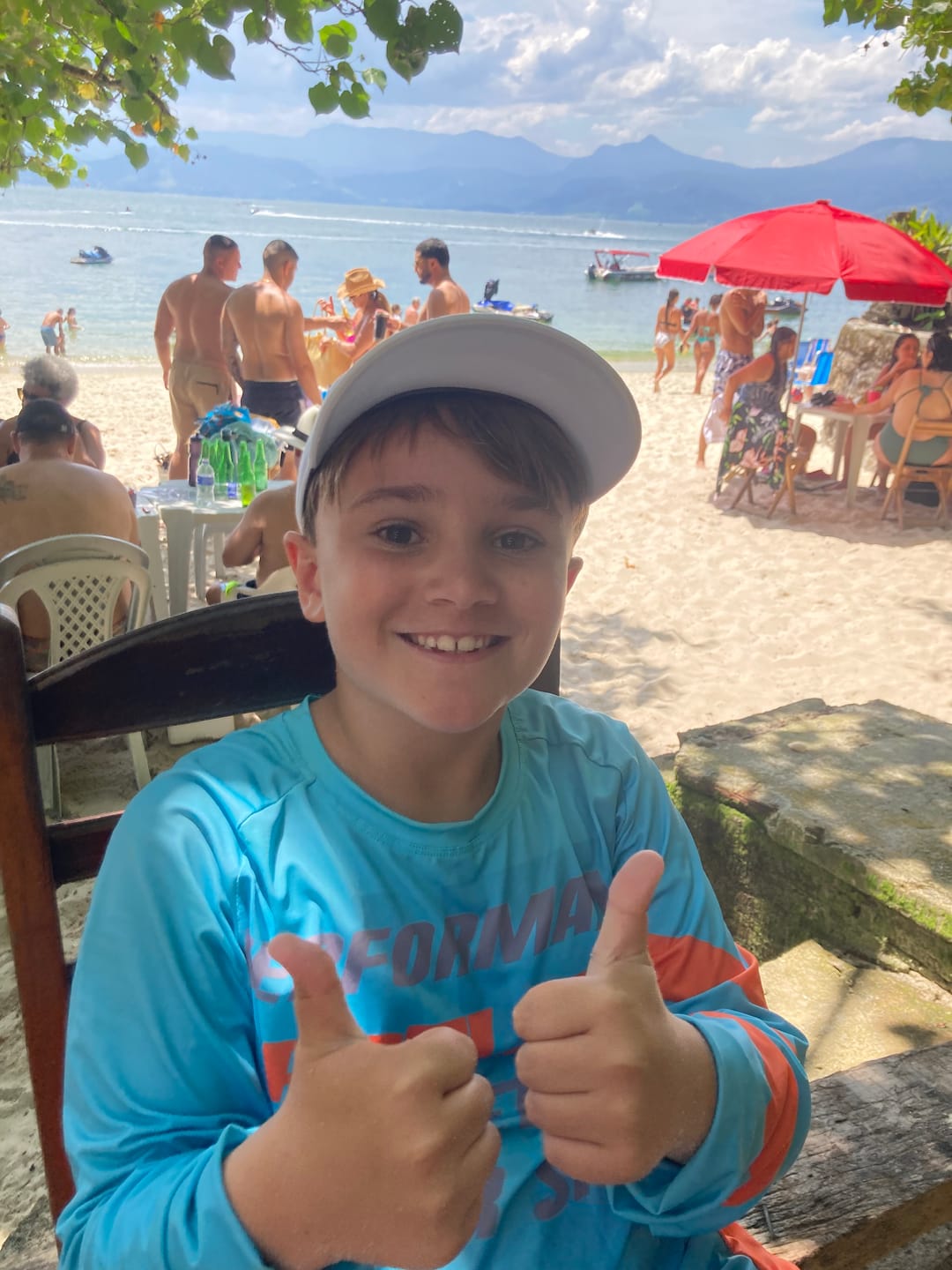 Customer photo review of Camisa UV Masculina Life