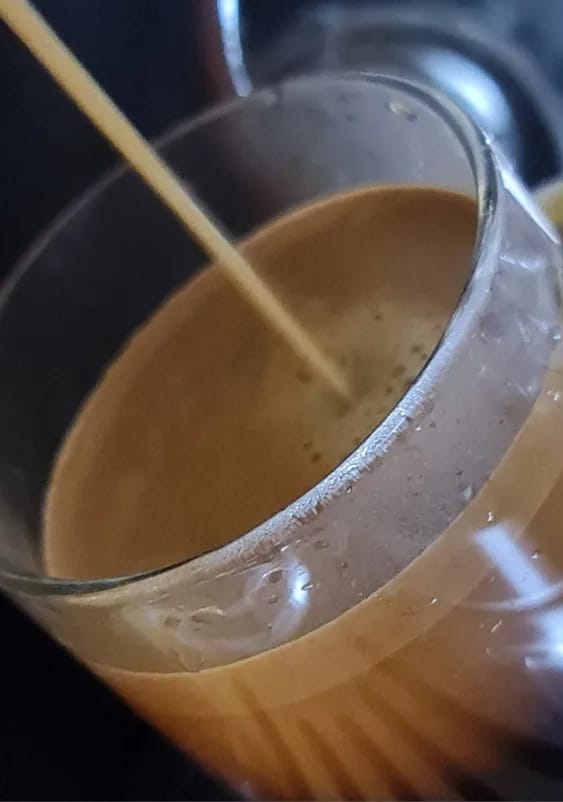 Customer photo review of Stainless Steel Espresso Machine 58mm Portafilter — Silver | KIMLUD