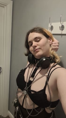 Customer photo review of NEV Mesh Cut-Out Bodysuit