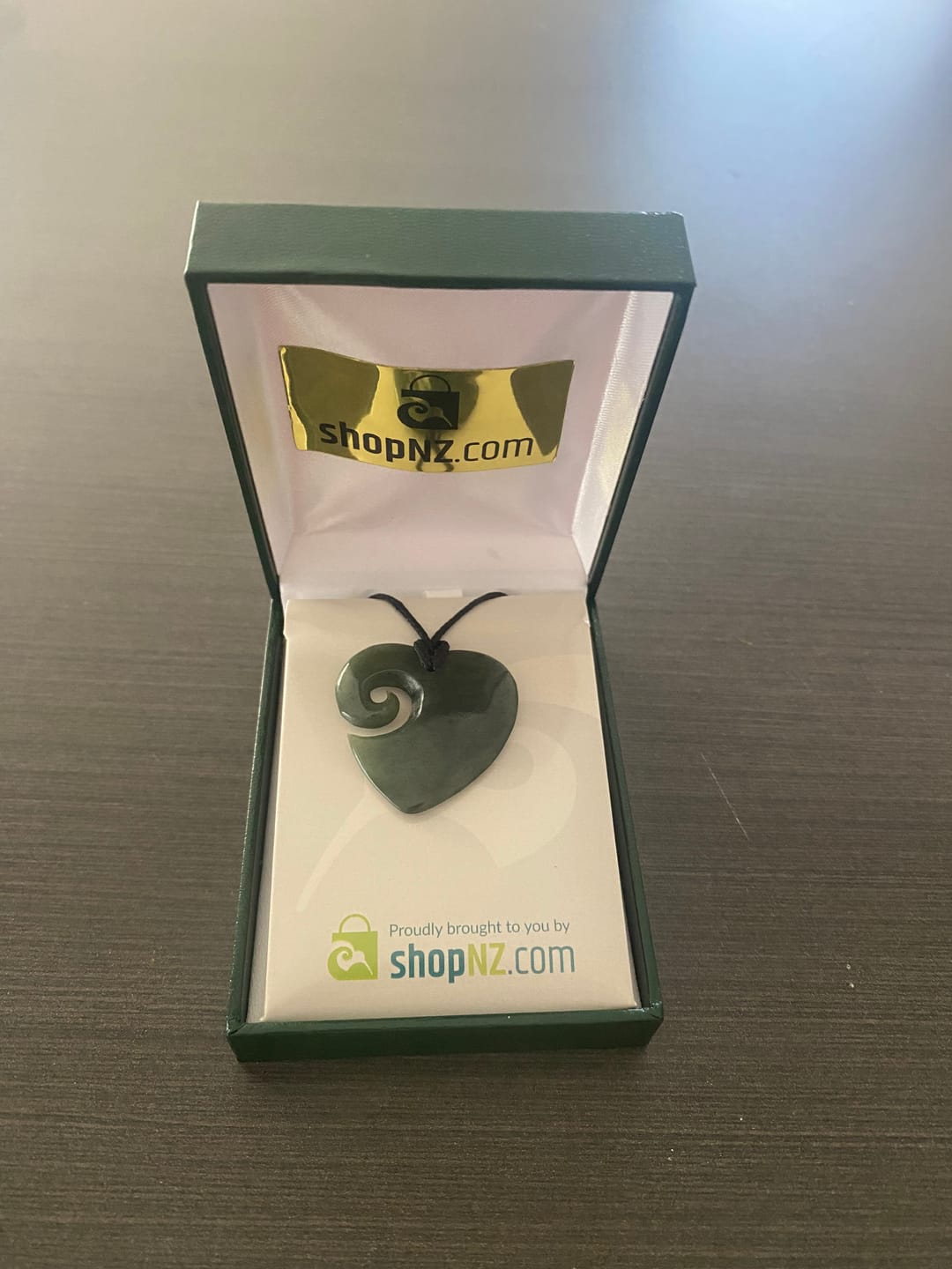 Customer photo review of Jewellery Box for Single Necklace or Earrings