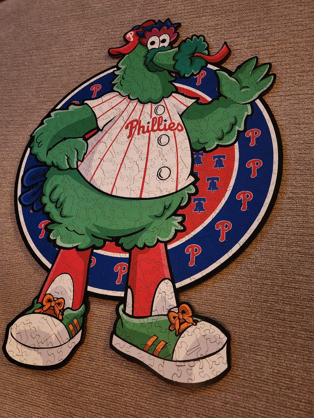 Customer photo review of Philadelphia Phillies™ Mascot - Wooden Puzzle