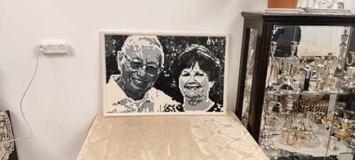 Customer photo review of ערכת בניית תמונה Mozabrick