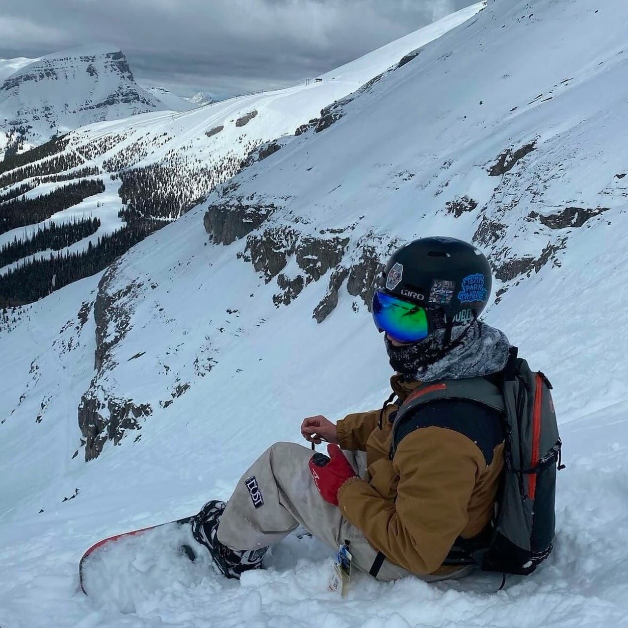 Customer photo review of The Emily Snow Goggle - Photochromic Black Lens