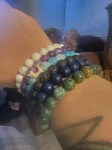 Customer photo review of STRĀ Dog Beaded Bracelet