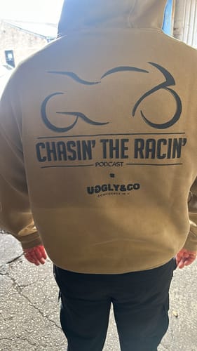 Customer photo review of Chasin the Racin Hoodie