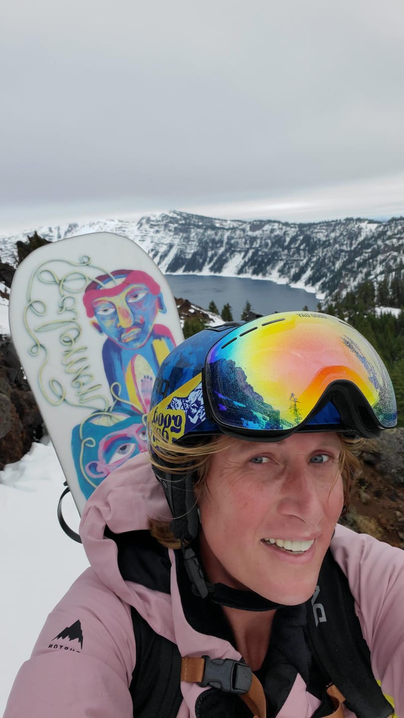 Customer photo review of The Emily Snow Goggle - Gasolina Lens