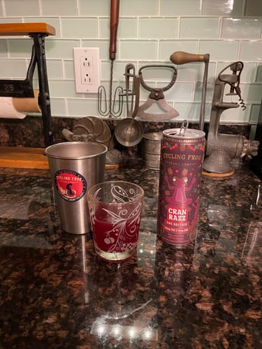 Customer photo review of Cran Razz THC Seltzer, 6pk