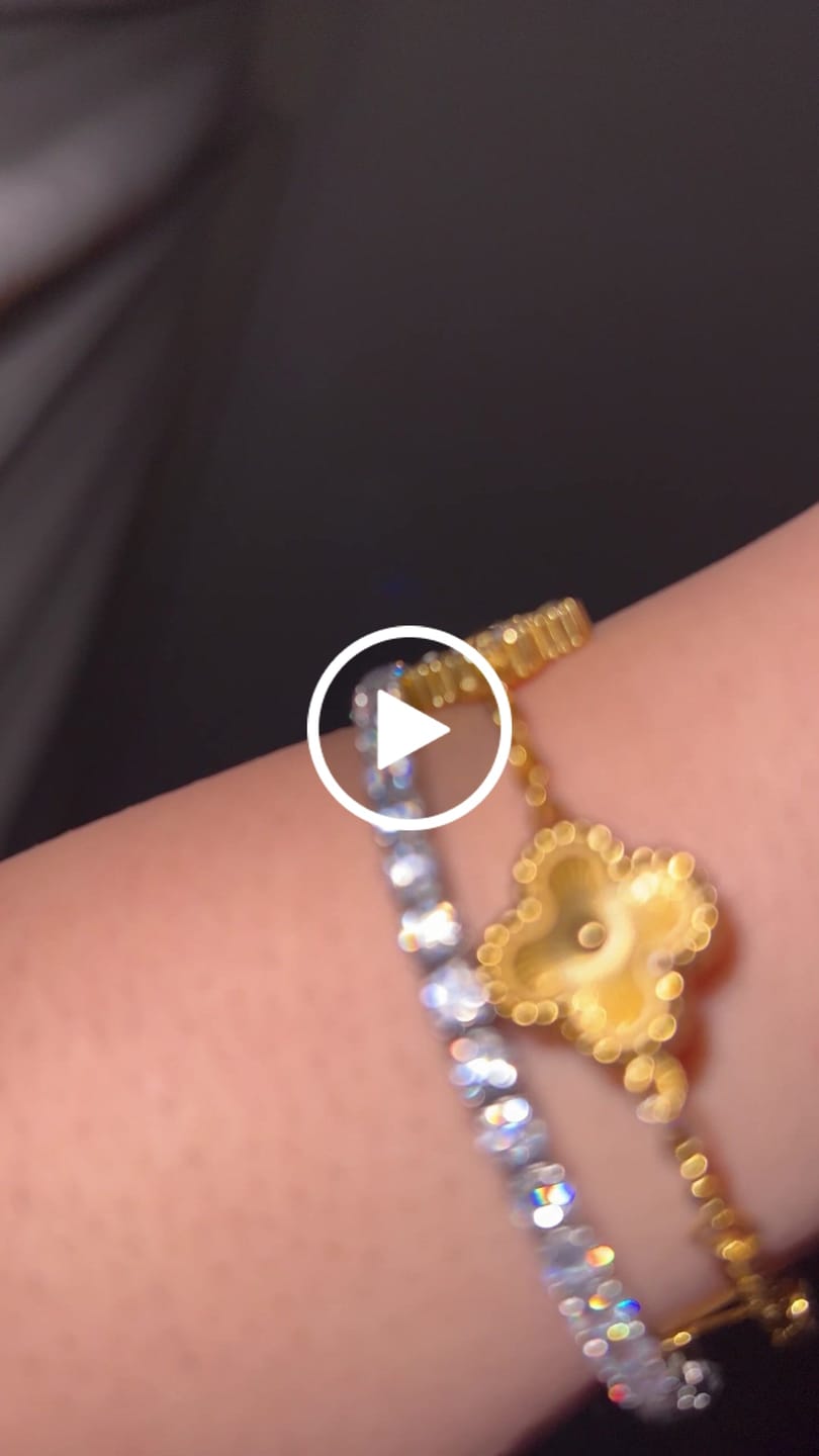 Customer video review of TENNISBOY BRACELET. - 3MM WHITE GOLD