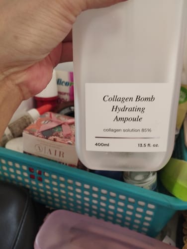Customer photo review of Bad Skin™ Korean Collagen Bomb Hydrating Ampoule